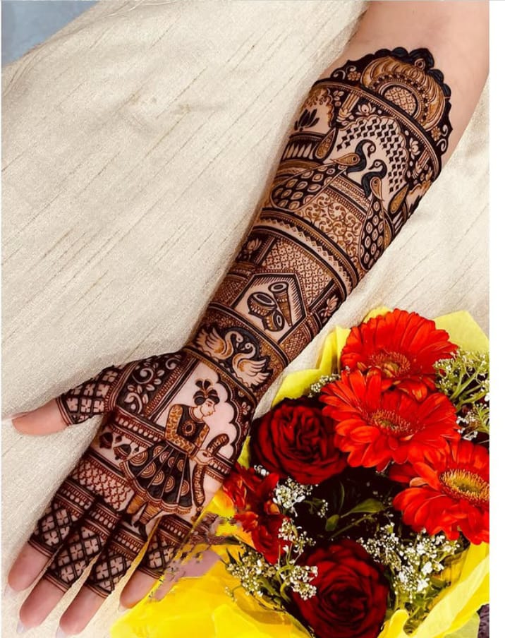Minimal chic mehndi — Vizag work 7